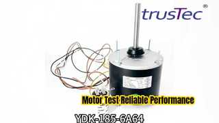 Changzhou Trustec YDK-185-6A64 কনডেনসার ফ্যান মোটর পরীক্ষা।